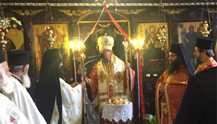 Στον ετήσιο εορτασμό της μνήμης του Αγίου Μιχαήλ στη Γρανίτσα Ευρυτανίας