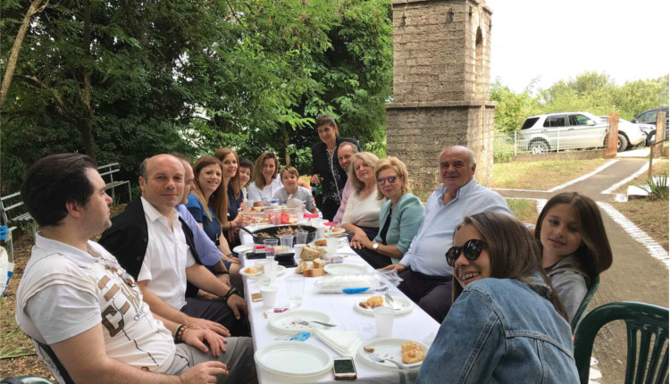 Με τον κ. Ταξιάρχη Ζαλοκώστα και την όμορφη οικογένειά του