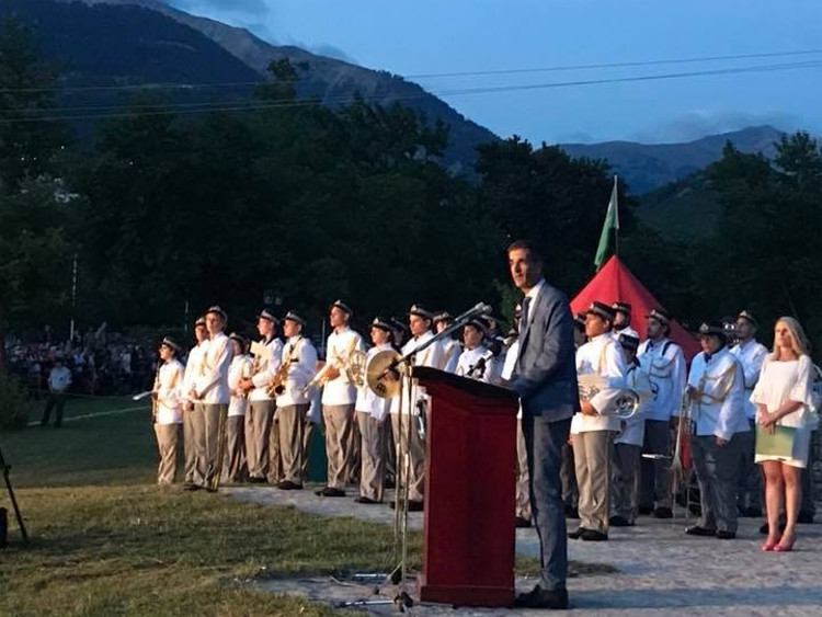 Μποτσάρεια 2018 Κεφαλόβρυσο 24 χαιρετισμός Μπακογιάννη