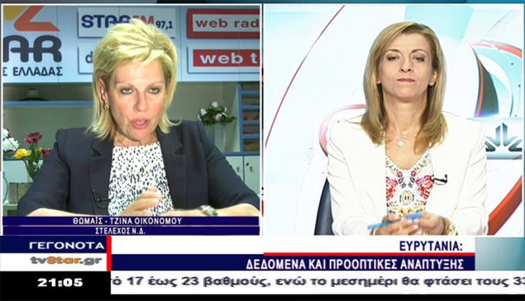 Συνέντευξη κας Θωμαΐδος Οικονόμου στο STAR Κεντρικής Ελλάδος