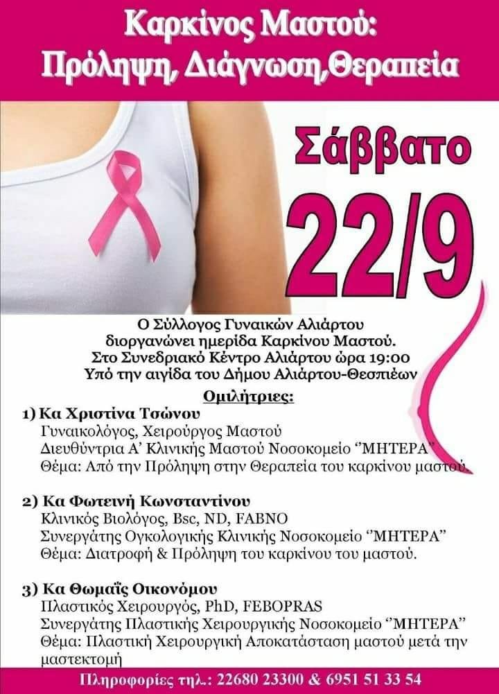 Καρκίνος Μαστού- Πρόληψη Διάγνωση Θεραπεία 0
