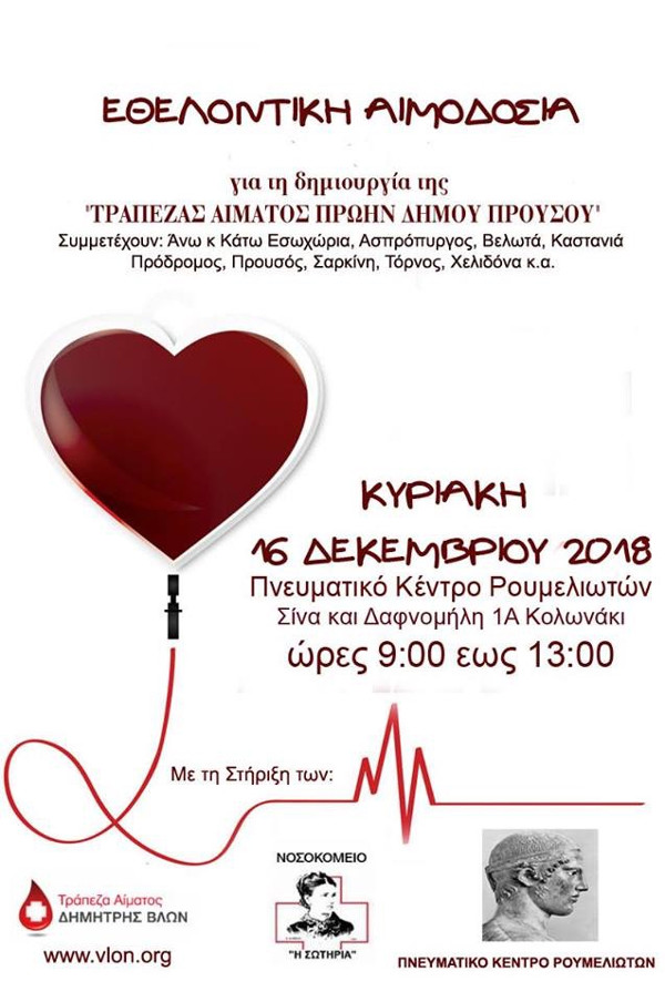 Εθελοντική Αιμοδοσία στο Πνευματικό Κέντρο Ρουμελιωτών 1