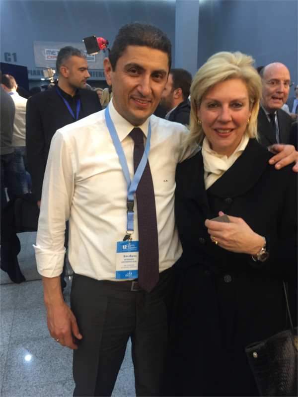 Θωμαΐς Οικονόμου με τον Γραμματέα της ΝΔ κ. Λευτέρη Αυγενάκη 9