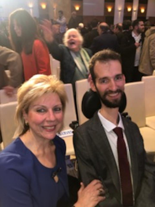 Με τον υποψήφιο Ευρωβουλευτή, συνάδελφο ιατρό, κ. Στέλιο Κυμπουρόπουλο