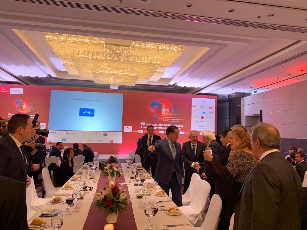 Στο δείπνο του Economist ο Υπουργός Ανάπτυξης και Επενδύσεων κ Άδωνις Γεωργιάδης 2