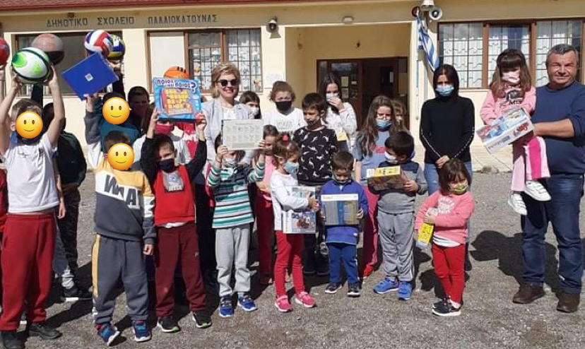 Επίσκεψη στο Δημοτικό σχολείο Παλαιοκατούνας του Δήμου Αγράφων Ευρυτανίας